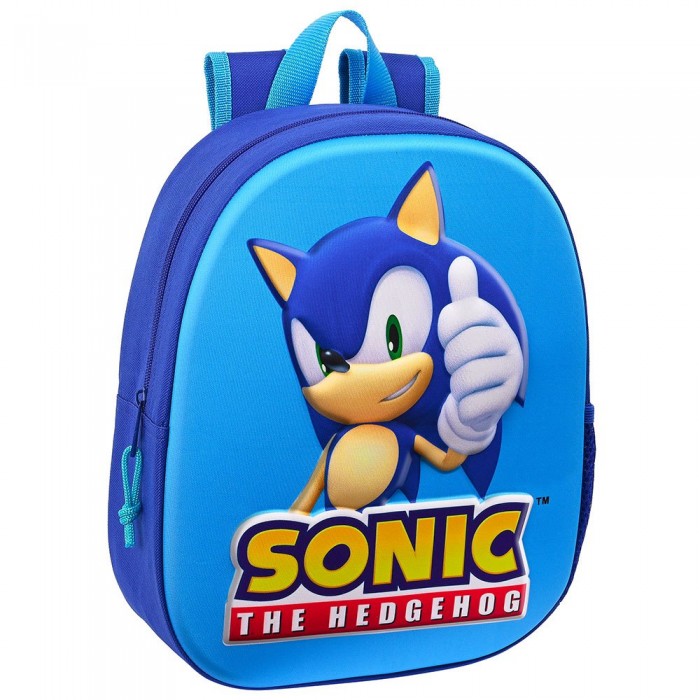 [해외]SAFTA 속도 Sonic 3D Sonic 배낭 15139812826 Multicolor