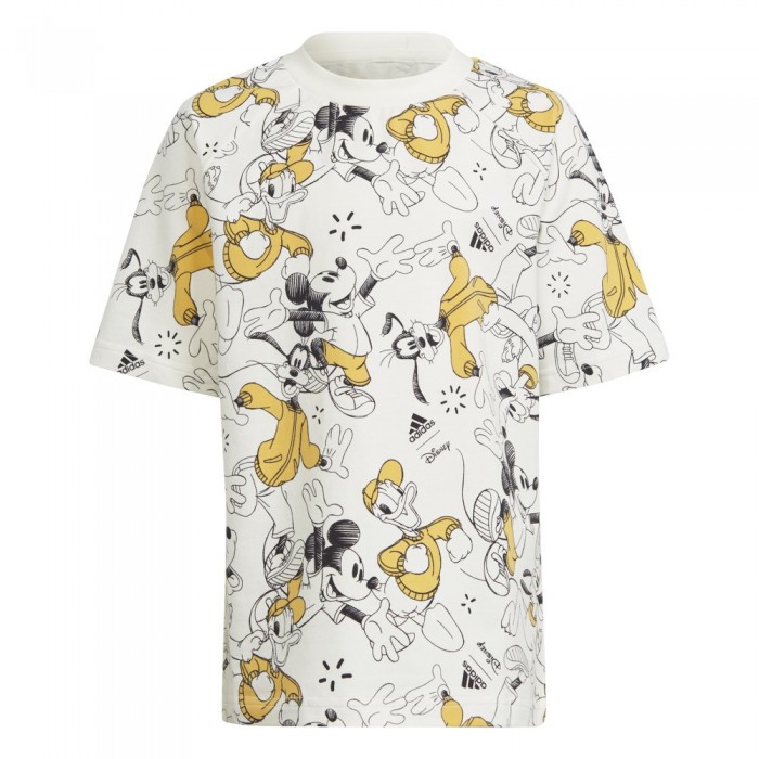 [해외]아디다스 반소매 티셔츠 Disney Mickey Mouse 15140529806 Off White / Preloved Yellow / Black