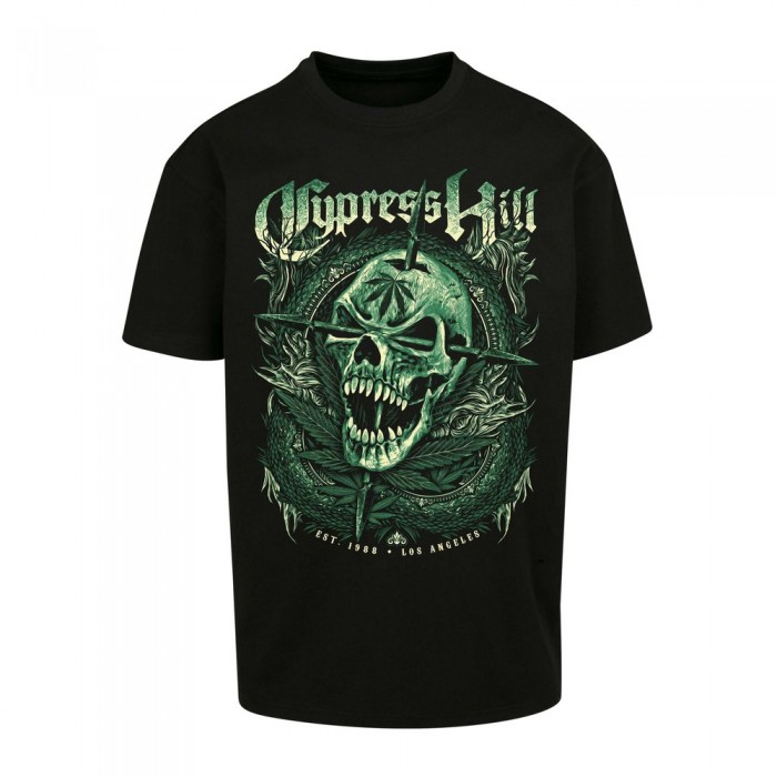 [해외]MISTER TEE Skull Crossbon Essential Urban Classics Cypress Hill Oversize 반팔 티셔츠 139341128 Black