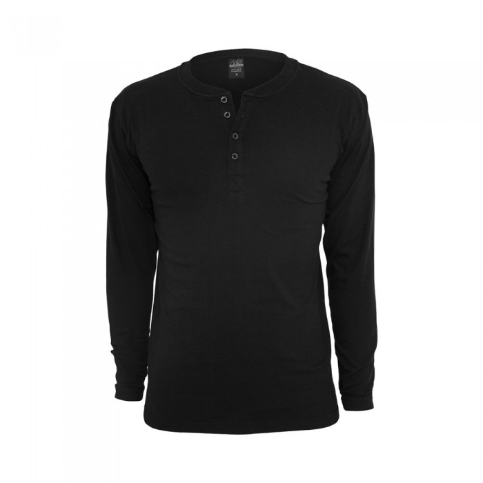 [해외]URBAN CLASSICS Basic Henley 티셔츠 138558671 Black