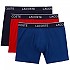 [해외]라코스테 6H3420 복서 브리프 140042089 Navy Blue / Red / Methylene