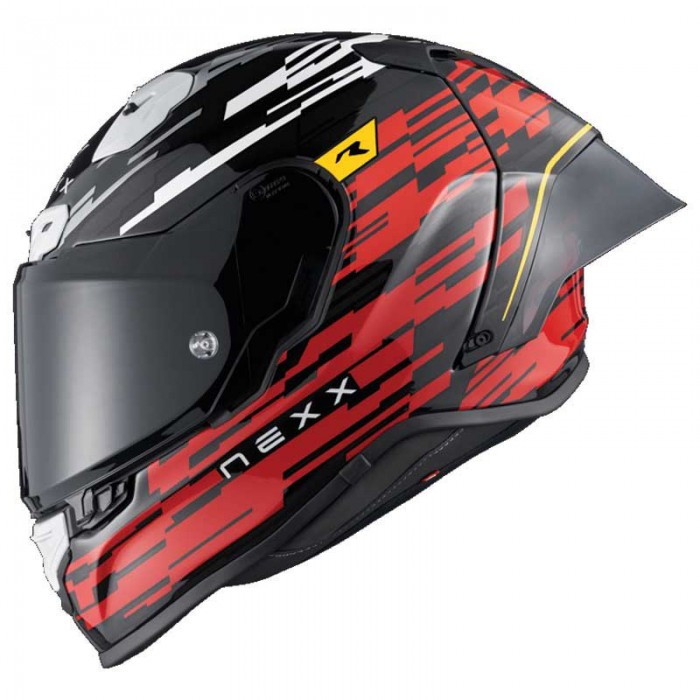 [해외]넥스 X.R3R Glitch Racer 풀페이스 헬멧 9140464373 Red / White