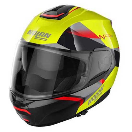 [해외]놀란 N100-6 Paloma N-COM 모듈형 헬멧 9140469164 Led Yellow / Glossy Black