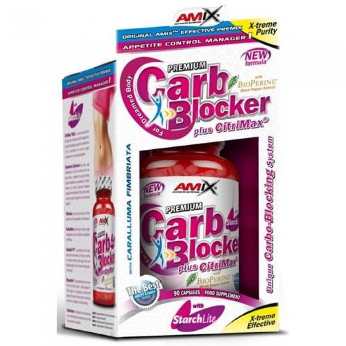[해외]AMIX 지방 감소제 Carb Blocker 90 단위 6139114621 Uncolor