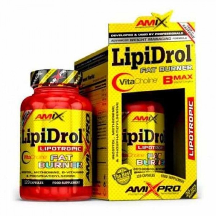 [해외]AMIX Lipidrol Fat Burner 120 단위 6139114749 Uncolor