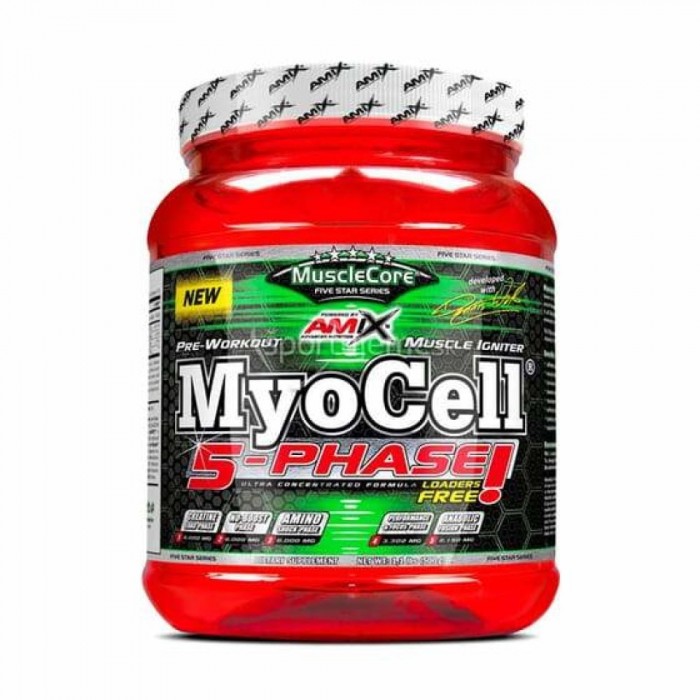 [해외]AMIX 가루 Myocell 5 Phase 500gr 라임 레몬 6139115206 Clear
