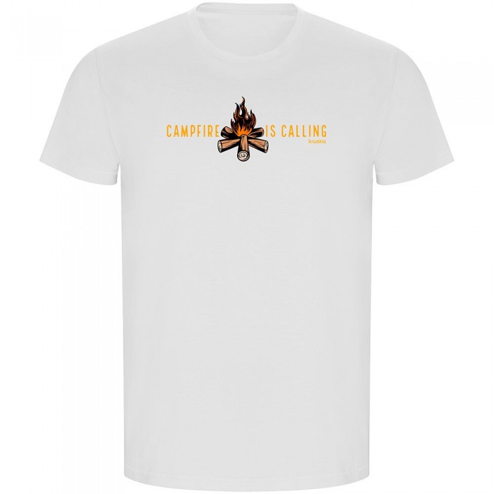 [해외]KRUSKIS Campfire Is Calling 에코 반팔 티셔츠 4140613588 White