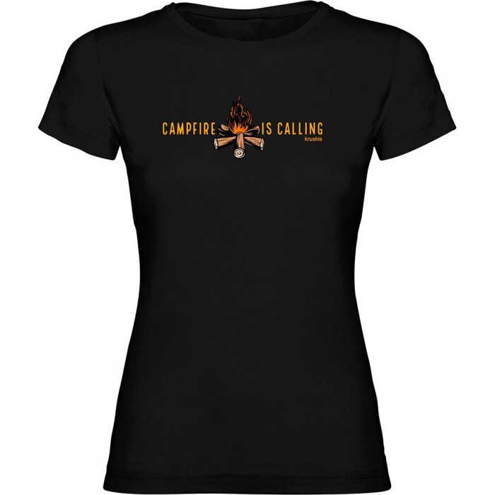 [해외]KRUSKIS Campfire Is Calling 반팔 티셔츠 4140613590 Black