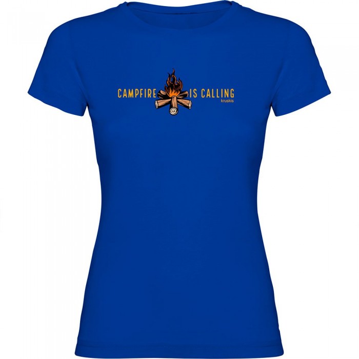 [해외]KRUSKIS Campfire Is Calling 반팔 티셔츠 4140613602 Royal Blue