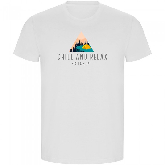 [해외]KRUSKIS Chill And Relax 에코 반팔 티셔츠 4140613675 White