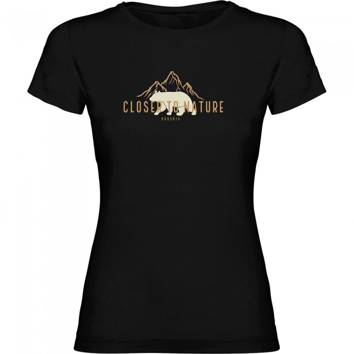 [해외]KRUSKIS Closer To Nature 반팔 티셔츠 4140613736 Black