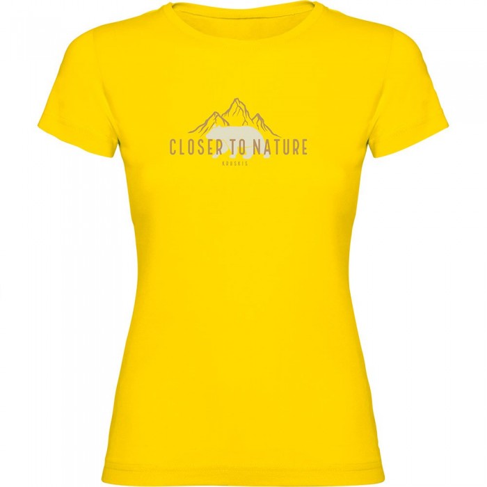 [해외]KRUSKIS Closer To Nature 반팔 티셔츠 4140613752 Yellow