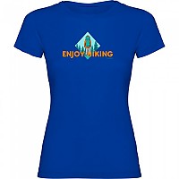 [해외]KRUSKIS Enjoy 하이킹 반팔 티셔츠 4140613834 Royal Blue