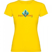 [해외]KRUSKIS Enjoy 하이킹 반팔 티셔츠 4140613838 Yellow