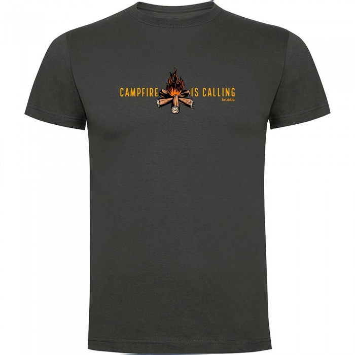[해외]KRUSKIS Campfire Is Calling 반팔 티셔츠 4140613593 Dark Grey