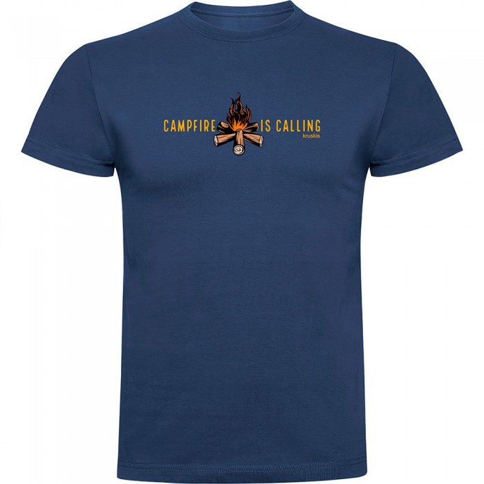 [해외]KRUSKIS Campfire Is Calling 반팔 티셔츠 4140613595 Denim Blue