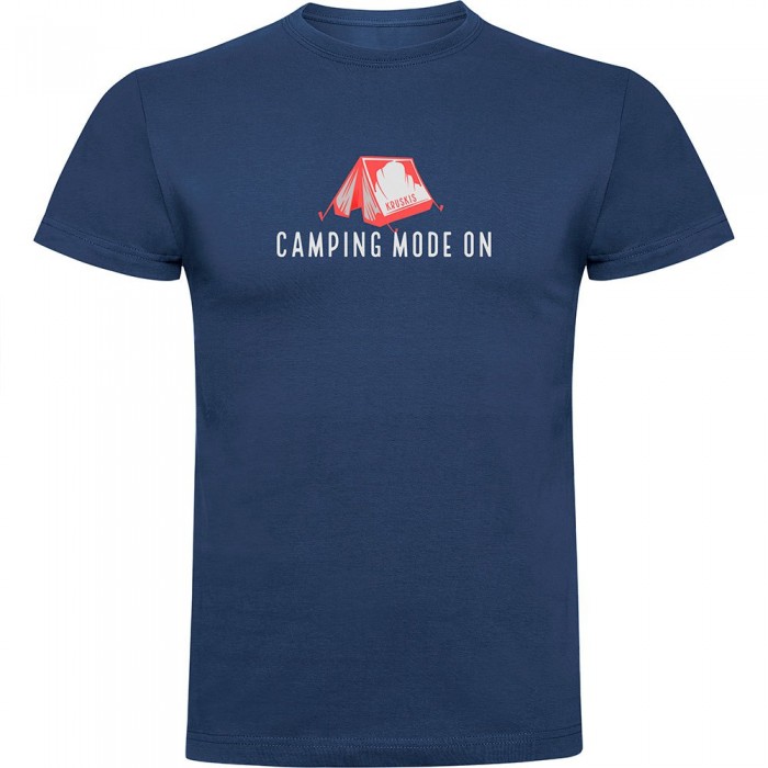 [해외]KRUSKIS Camping Mode On 반팔 티셔츠 4140613624 Denim Blue