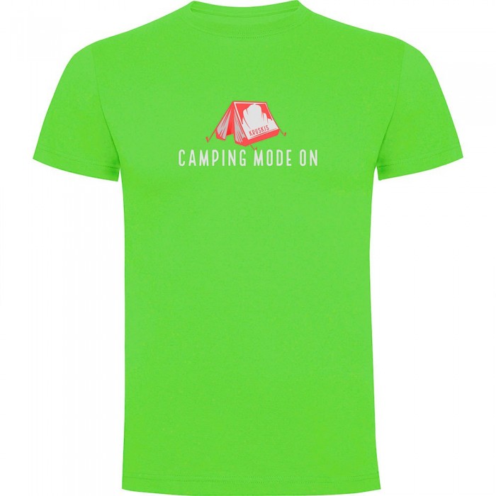 [해외]KRUSKIS Camping Mode On 반팔 티셔츠 4140613627 Light Green