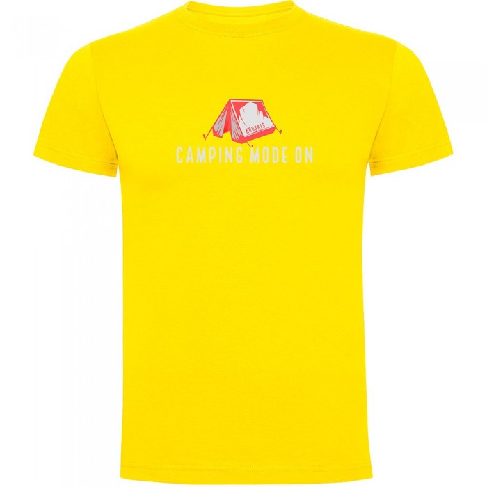 [해외]KRUSKIS Camping Mode On 반팔 티셔츠 4140613635 Yellow