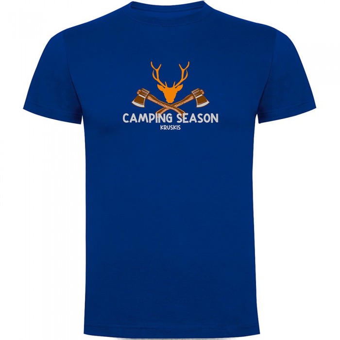 [해외]KRUSKIS Camping Season 반팔 티셔츠 4140613661 Royal Blue