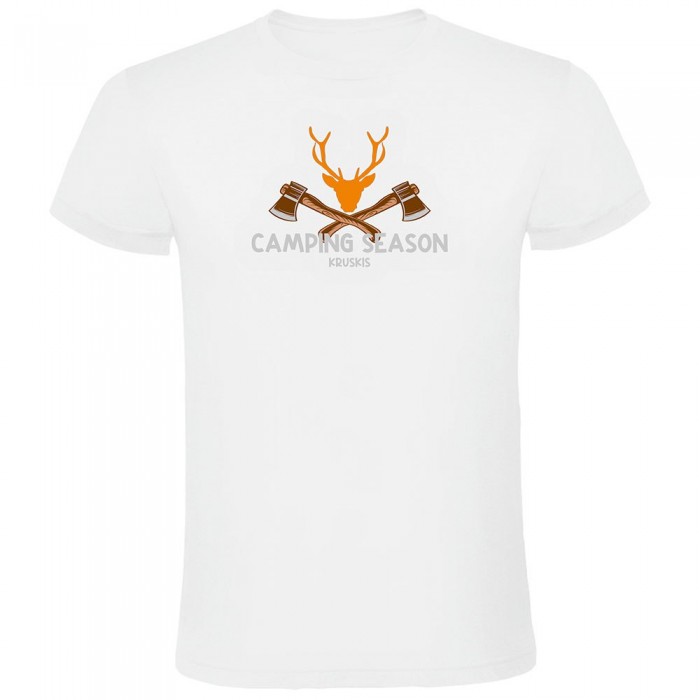 [해외]KRUSKIS Camping Season 반팔 티셔츠 4140613663 White