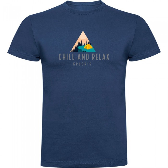 [해외]KRUSKIS Chill And Relax 반팔 티셔츠 4140613682 Denim Blue