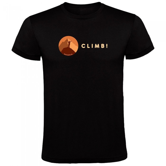 [해외]KRUSKIS Climb! 반팔 티셔츠 4140613707 Black