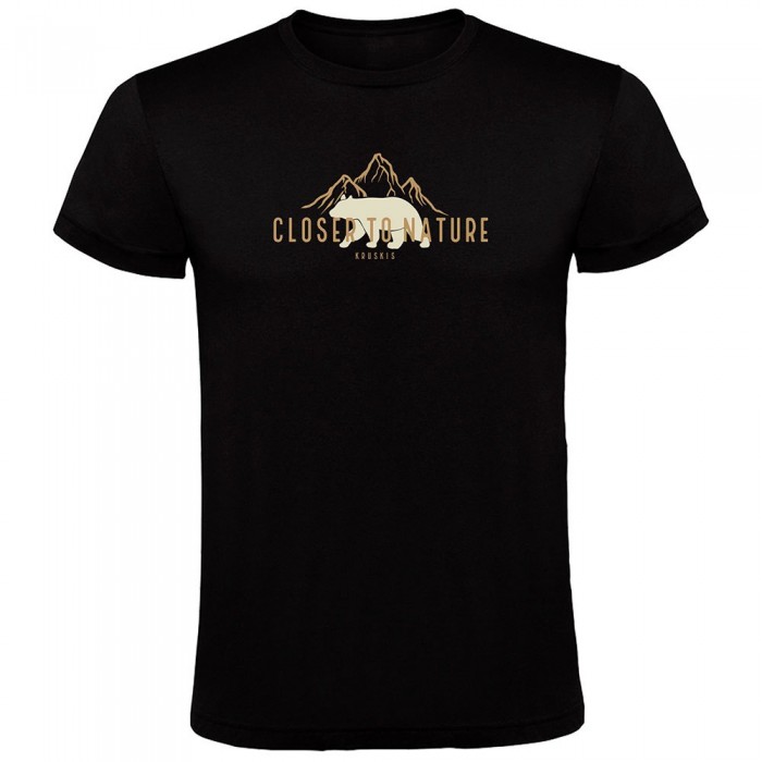 [해외]KRUSKIS Closer To Nature 반팔 티셔츠 4140613735 Black