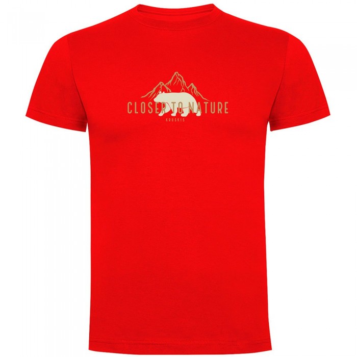 [해외]KRUSKIS Closer To Nature 반팔 티셔츠 4140613745 Red