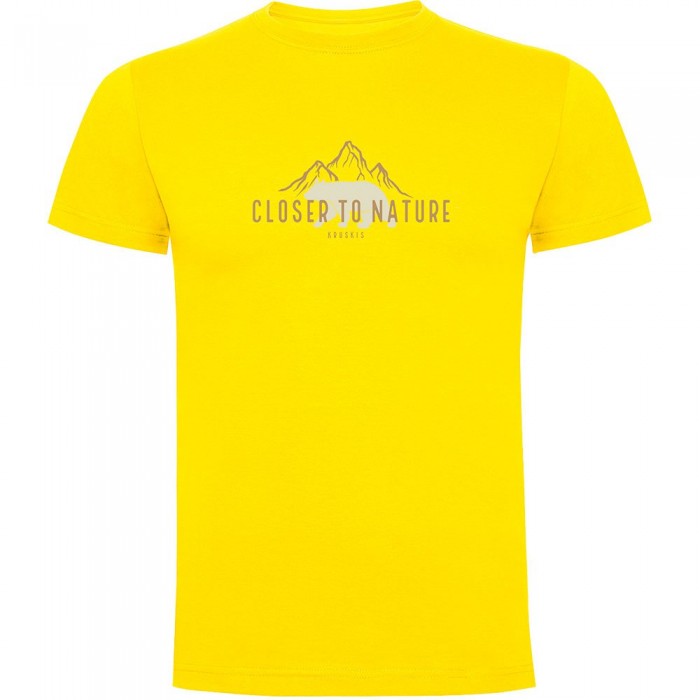 [해외]KRUSKIS Closer To Nature 반팔 티셔츠 4140613751 Yellow
