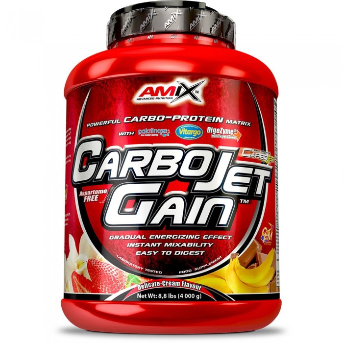 [해외]AMIX 탄수화물 및 단백질 딸기 CarboJet Gain 4kg 12140502666 Red