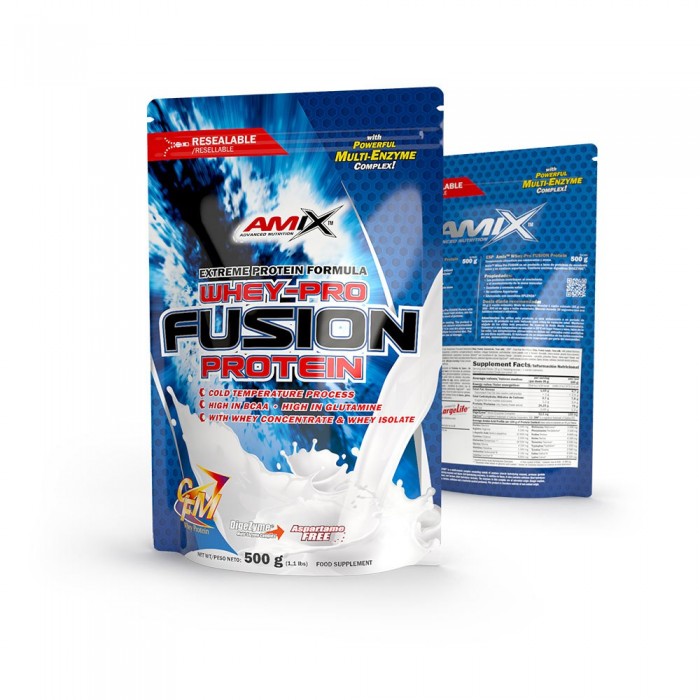 [해외]AMIX 유청 단백질 쿠키&크림 Fusion 500gr 12140502697 Blue