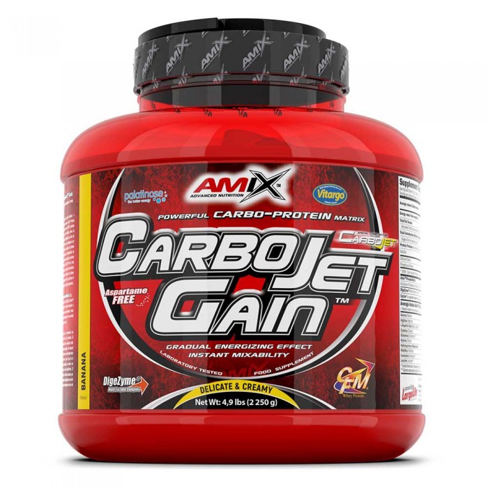 [해외]AMIX 탄수화물 및 단백질 바나나 CarboJet Gain 2.25kg 7140502665 Red