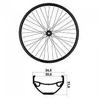 [해외]MVTEK 27.5´´ Tubeless MTB 뒷바퀴 1140626375 Black