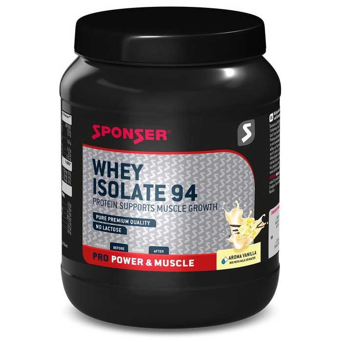 [해외]SPONSER SPORT FOOD 바닐라 단백질 파우더 Whey Isolate 94 425g 3140562380 Multicolor