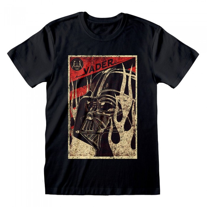 [해외]HEROES Star Wars Vader 프레임 반팔 티셔츠 140548042 Black