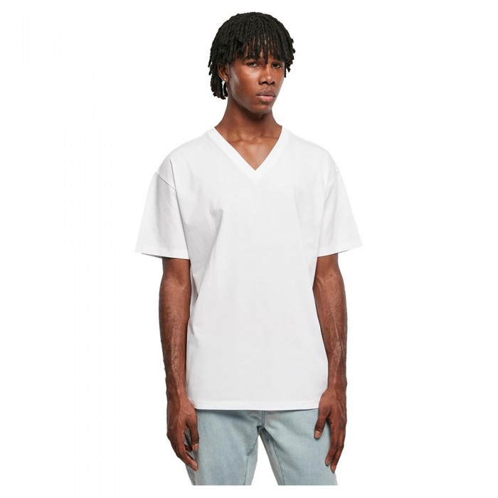 [해외]URBAN CLASSICS Organic Oversized 반팔 V넥 티셔츠 139829808 White