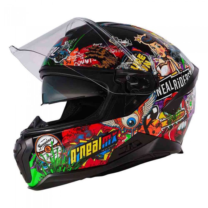 [해외]오닐 Challenger Crank 풀페이스 헬멧 9140270219 Black / Multicolor