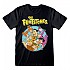 [해외]HEROES The Flintstones Family Circle 반팔 티셔츠 140548052 Black