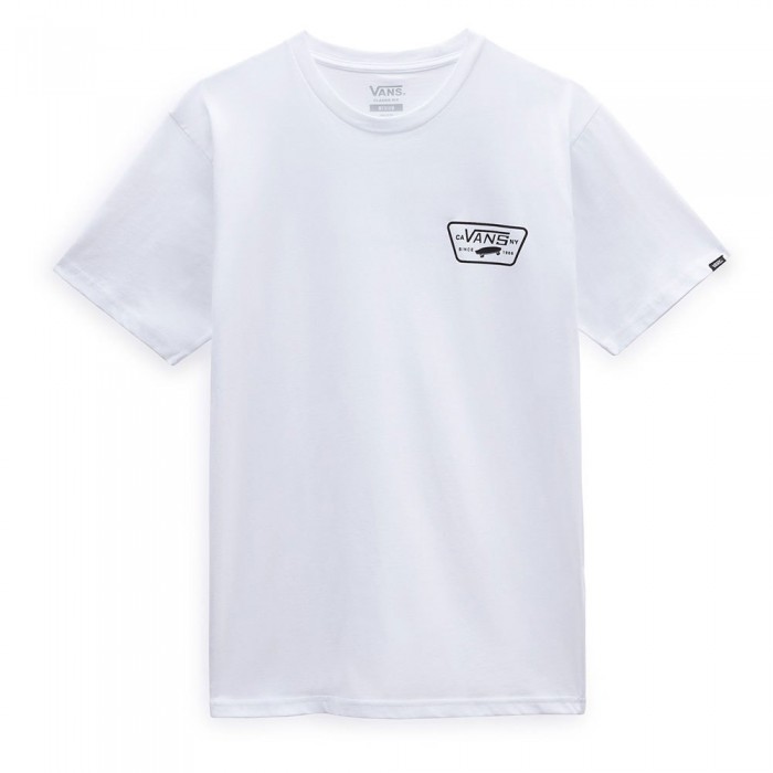 [해외]반스 반소매 티셔츠 풀 Patch Back 140603376 White / Black