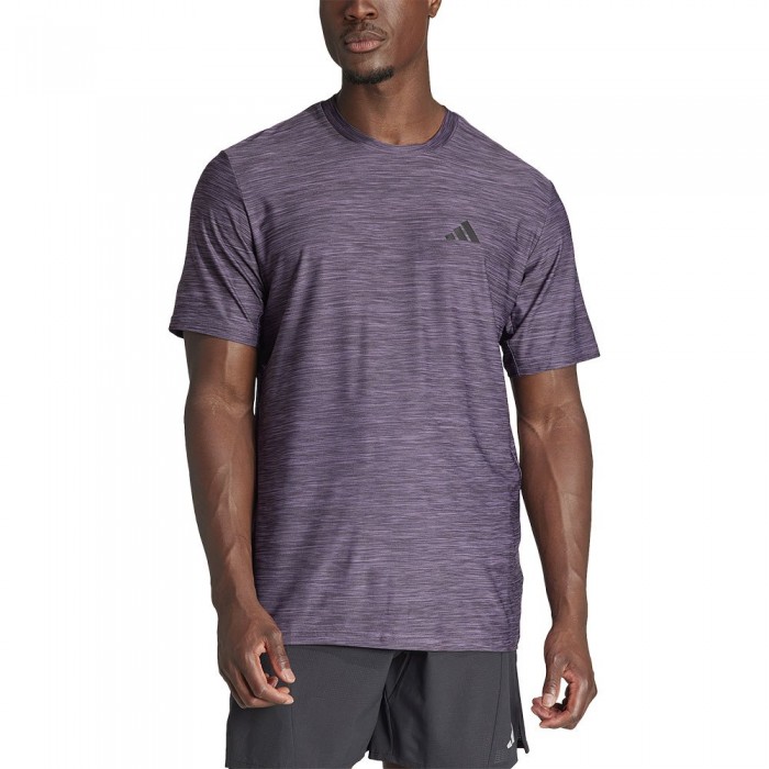 [해외]아디다스 Train Essentials Stretch 반팔 티셔츠 7140502416 Shadow Violet / Black / Black