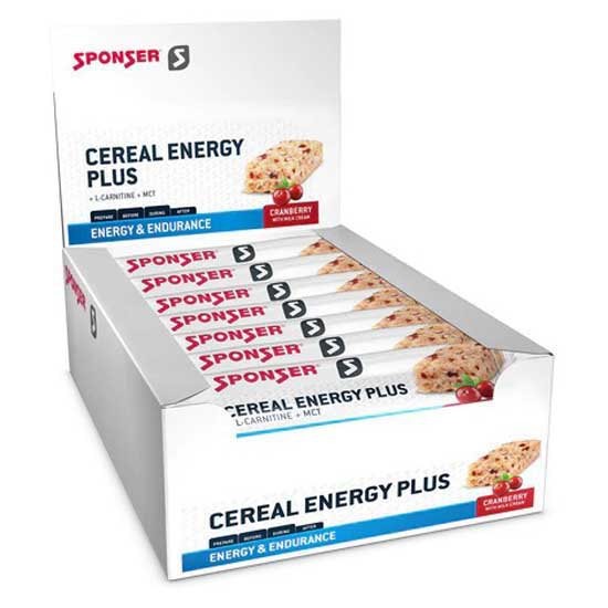 [해외]SPONSER SPORT FOOD 크랜베리 에너지바 박스 Cereal Plus 40g 15 단위 14140562300 Multicolor