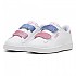 [해외]푸마 Smash 3.0 L Glitter Velcro V PS 운동화 15140378177 White / Fast Pink / Blue Skies