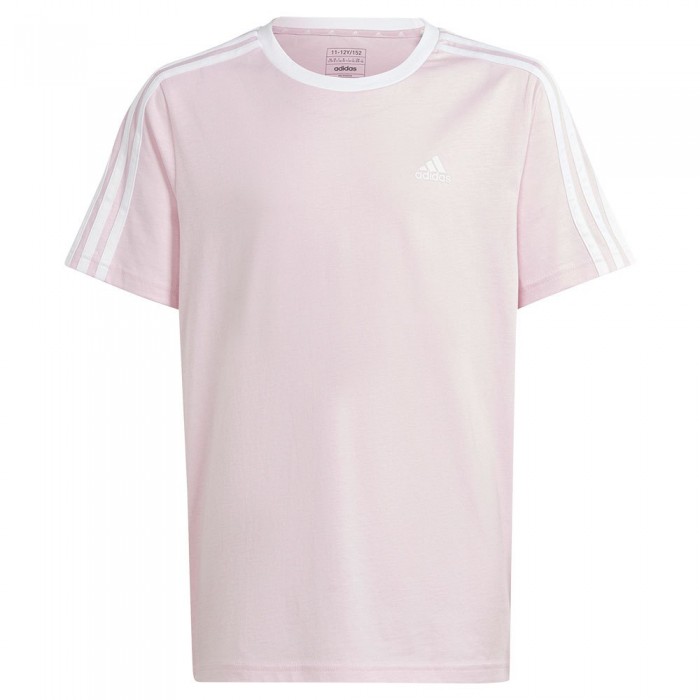 [해외]아디다스 스트라이프 반팔 티셔츠 Boyfriend 3 15140529700 Clear Pink / White