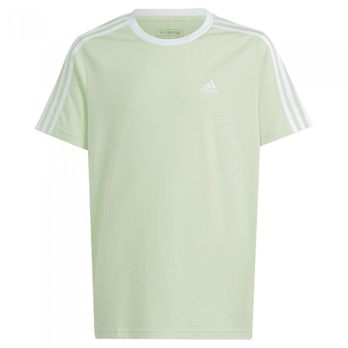 [해외]아디다스 스트라이프 반팔 티셔츠 Boyfriend 3 15140529701 Semi Green Spark / White