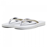 [해외]푸마 Sandy Metallic Shine 슬리퍼 140378148 White / Gold / White