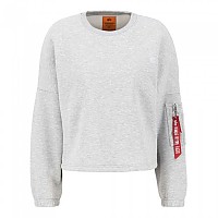[해외]알파 인더스트리 스웨트 셔츠 X-Fit Label Os 140028253 Grey / 17