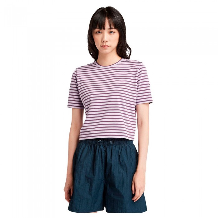 [해외]팀버랜드 반소매 티셔츠 Stripe Baby 140594735 Pst Lilac / Hort
