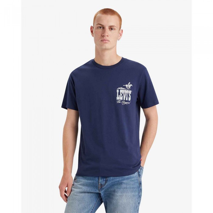 [해외]리바이스 반팔 크루넥 티셔츠 Graphic 140388496 Western Htg Logo Lc Naval Academy