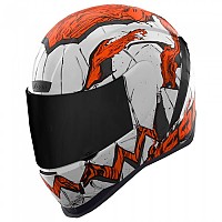 [해외]ICON 풀페이스 헬멧 에어form™ Trick or Street 3 9140372302 White / Orange